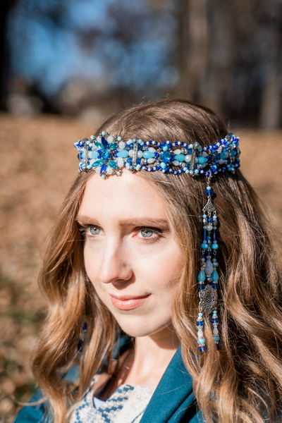 Очелье хрустальное "Василиса"