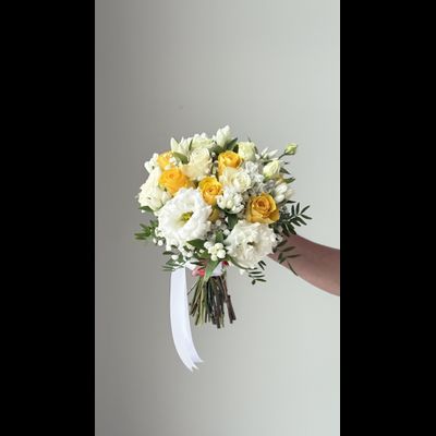 Букет невесты &amp; Бутоньерка № 1359
