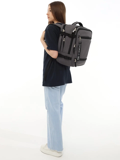 Рюкзак Сумка ручная кладь 40x30x20 Optimum RL, кордура серый