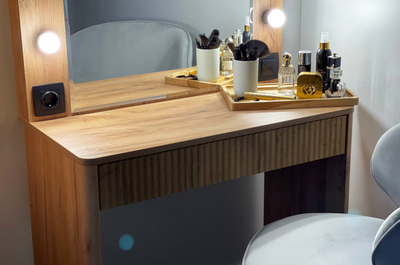 Спальня АДАМ - Трюмо Дуб Крафт Золотой