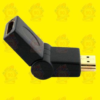 Adapter 90°-180° HDMI (F) -HDMI (M), Male To Female