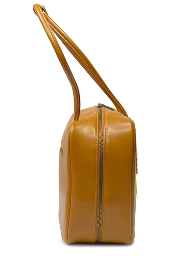 (АРТИКУЛ: 9804) СУМКА ЖЕНСКАЯ, НЕБОЛЬШАЯ, НАТУРАЛЬНАЯ ГЛАДКАЯ КОЖА, СВЕТЛО-РЫЖАЯ, РУЧКИ ЧЕРЕЗ ПЛЕЧО