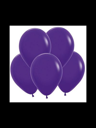 Воздушный шар с гелием "Фиолетовый пастель" 30 см
