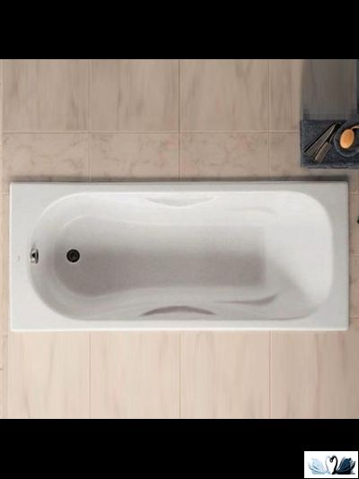 Ванна чугунная Roca Malibu 231060000 160 х 75 см, прямоугольной формы, без отверстий для ручек