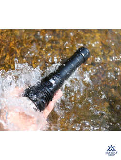 Фонарик для дайвинга Yupard-SH, P50-1850Lm белый, скользящ. выкл. комплект в коробке