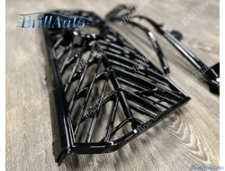 Решетка Toyota Prado 150 рестайлинг 2018+ TRD черная