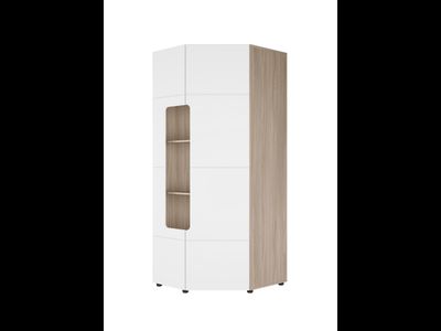 Шкаф угловой с открытыми полками "Палермо-3" 1,44м МДФ