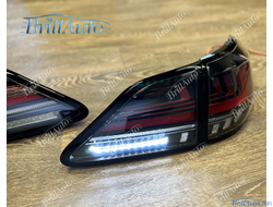 Стопы Lexus RX 2009-2015 красные с анимацией