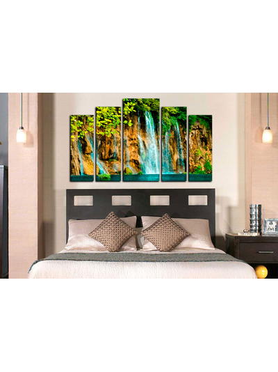 Модульная картина "Водопад"