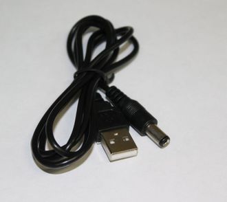 Кабель USB  штекер - 5,5*2,1 мм штекер 1м