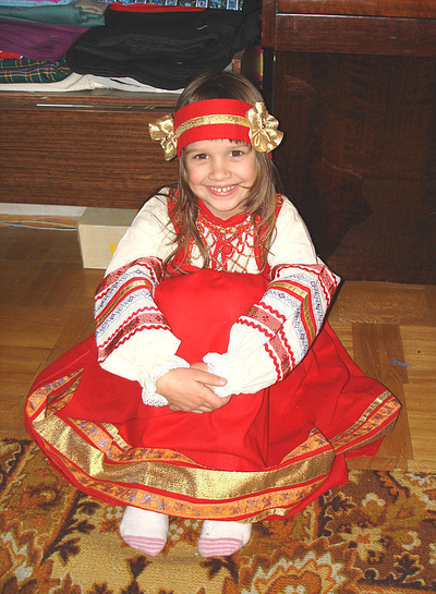 Русский народный костюм для девочки