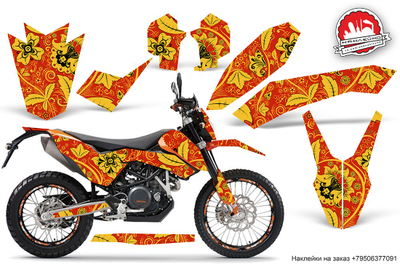 KTM 690 SMC под хохлому #18