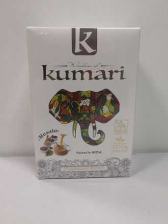 Kumari  MASALA  чай чёрный листовой  байховый 200 гр