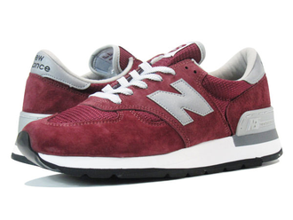 New Balance 995 Бордовые с серым (41-45) Арт. 048F