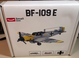 Мессершмитт Bf 109 - немецкий самолет из деталей Лего