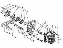 Привод насоса ДВ-1661 1661.33.10.06.00.00