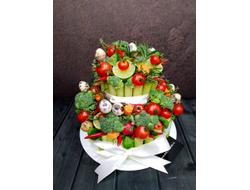 Торт из свежих овощей