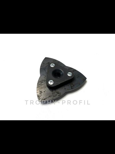 Клюз универсальный треугольный с площадкой ZST-BF "Чёрный цветок"