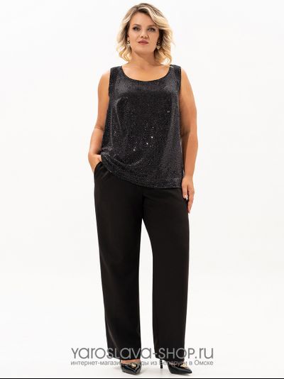 Стильный и изысканный комплект, состоящий из элегантного жакета кимоно, блузы и брюк