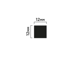 Молдинг D12V1 ПОЛИСТИРОЛ HI WOOD 12мм х 12мм х 2,7м.