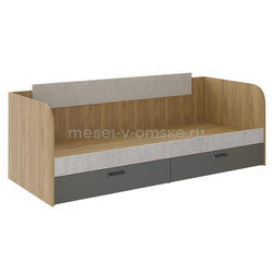 ЗР103 Кровать с ящиками Дуглас М13. Размер: 2056*744*850. Спальная зона: 800*2000