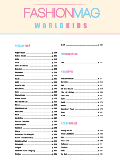 Fashionmag WorldKids Magazine Fall-Winter 2024, Иностранные журналы о детской моде, Intpressshop