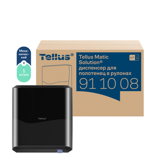 911008 Tellus Tork Matic Solution Диспенсер для бумажных полотенец в рулонах H1 черный
