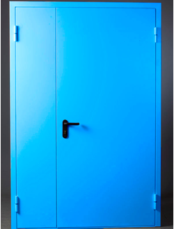 Дверь противопожарная  ДПМ-02/60 (EI 60) полуторная, размером 2070*1260 - 1,2 мм