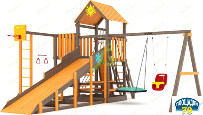 Всесезонная площадка IgraGrad С с балконом мод.1 SF