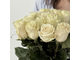 Букет из белых роз 70 см