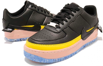 Air force 1 jester black best sale sonic yellow