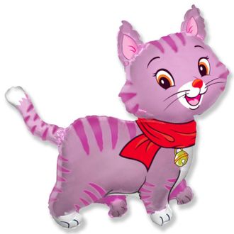Воздушный шар фольгированный "Мой милый котенок розовый"