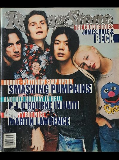 Rolling Stone Magazine Issue 680 Smashing Pumpkins , Иностранные музыкальные журналы, Intpressshop