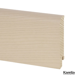 Плинтус напольный Pedross R9 Ясень Белёный шпон 80х18 купить в интернет-магазине karelia-floor.ru