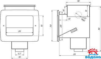 Скиммер 25 м² (плитка)