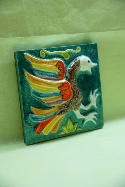 Сокол-Воин (изразцовая плитка)