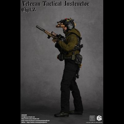 Ветеран-инструктор - Коллекционная ФИГУРКА 1/6 scale Veteran Tactical Instructor Chapter II (26062R) - Easy&amp;Simple