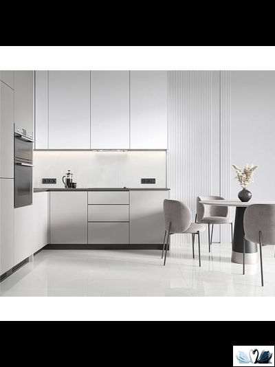 Керамогранит Italica Onyx Royal Cloud 60х120 см светло-серый полированный