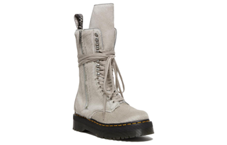 Ботинки Dr. Martens x Rick Owens Wmns Strobe Calf Length Boot Furry Pearl женские