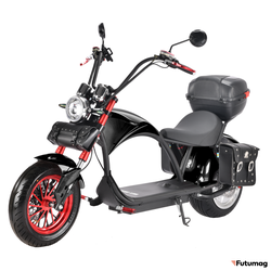 Электроскутер White Sberia WILD WHEEL 3950W черный