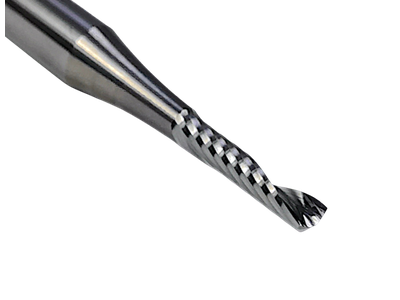 Фреза спиральная по пластику 2x10 s6x50 Z1 HM стружка вверх