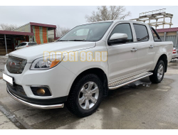 Пороги с накладным листом d53 для JAC T6