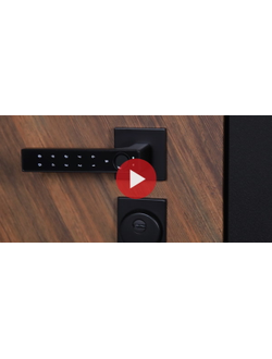 Стальная дверь   Plata (умная электронная дверная ручка с отпечатком пальца Smart lock T888 Черная)