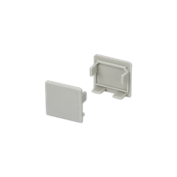 Заглушка к профилю 6123 глухая (Пластик) артикул 006123-1