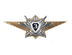 Знак "Офицерская классность 3 класс" нового образца