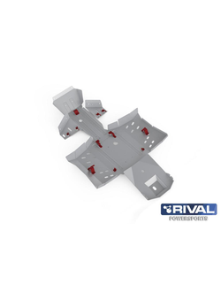 Защита ATV Rival 444.5504.1 для SUZUKI Kingquad 400 2016- (Алюминий) (1100*650*250)