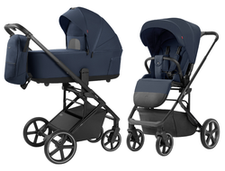 Коляска 2в1 Carrello Alfa CRL-6522 Denim Blue 2025