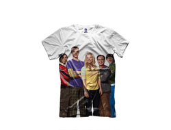 Футболка Теория большого взрыва, The Big Bang Theory с полной запечаткой №15