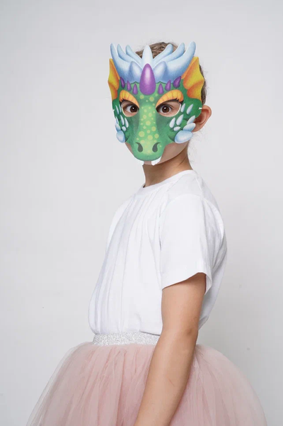 Кукольный театр. Маска "Зеленый дракон"