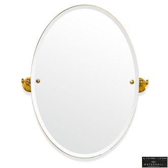 TW Harmony 021, вращающееся зеркало овальное 56*8*h66, цвет держателя: золото